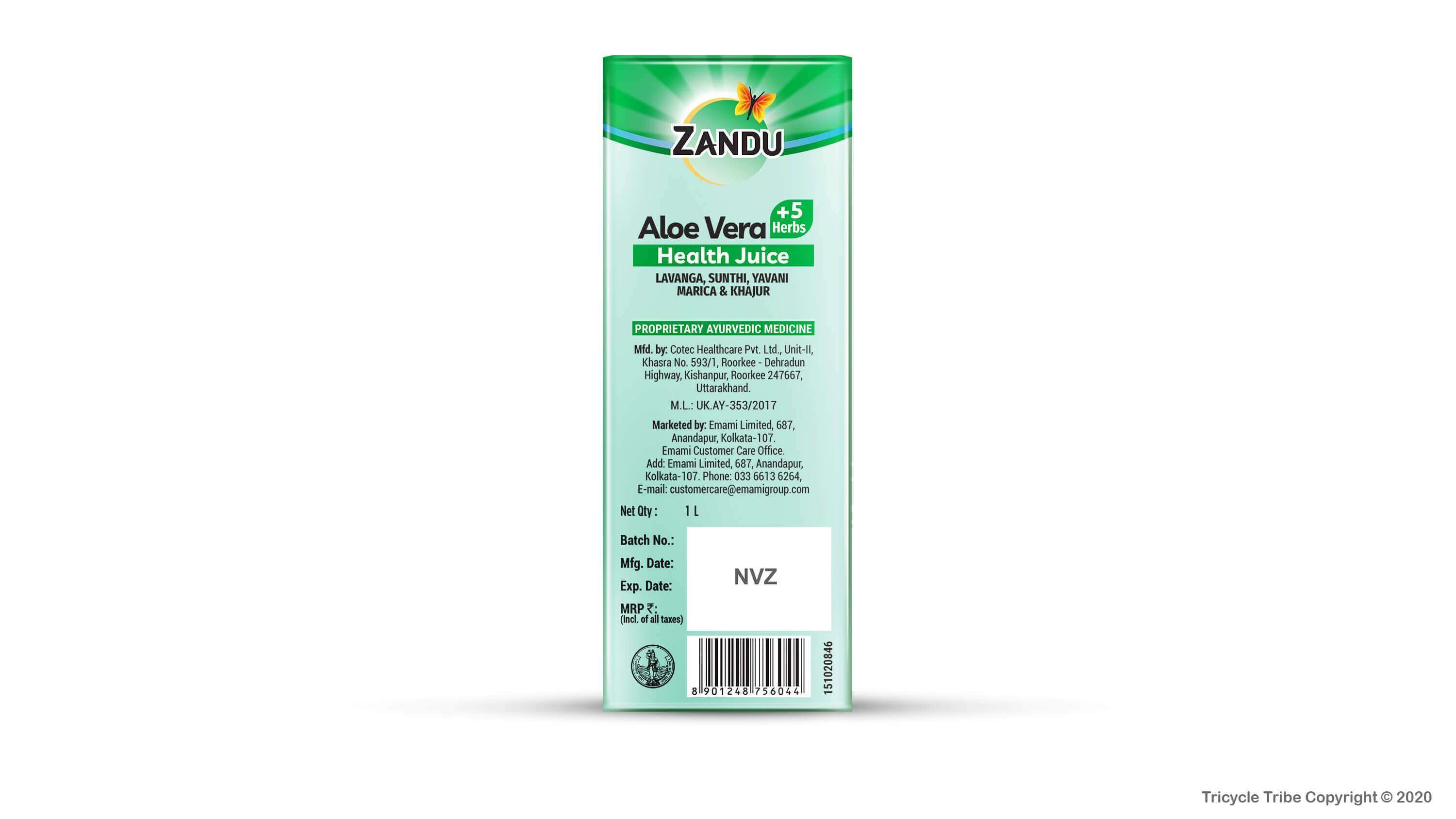 Zandu Aloe Vera Juice
