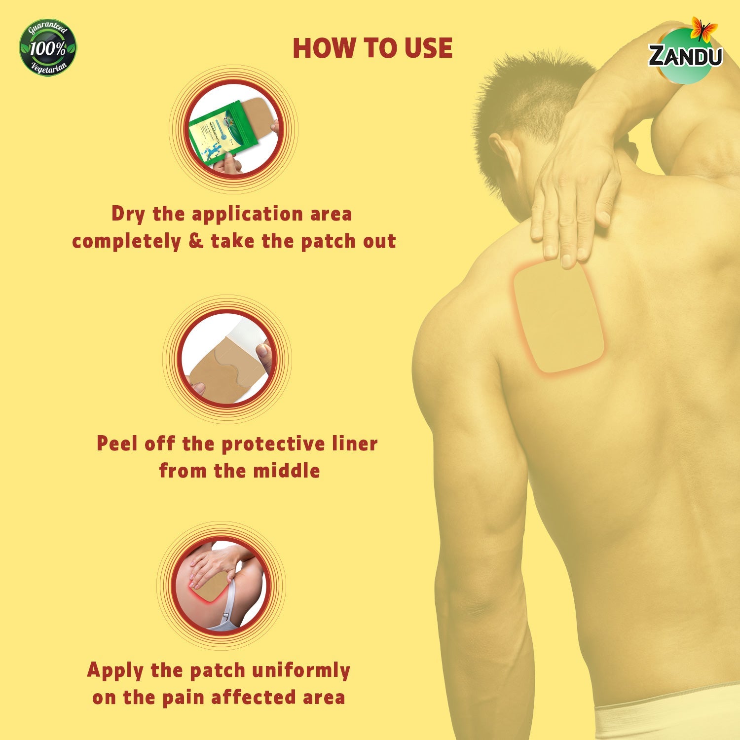 Zandu Pain Relief Patch